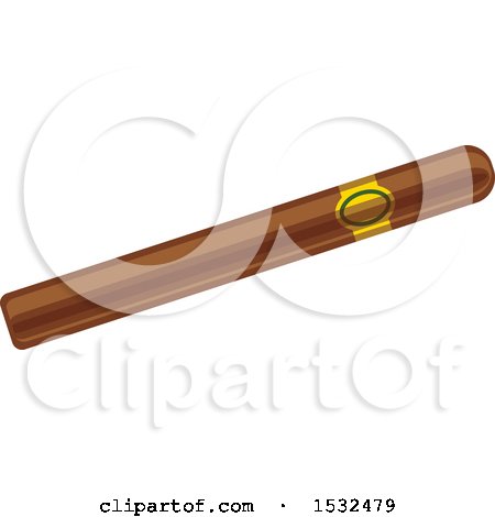 Clipart of a Cigar - Royalty Free Vector Illustration by Vector Tradition SM