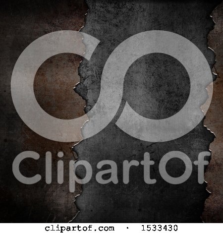 Clipart of a Dark Metal Background - Royalty Free Illustration by KJ Pargeter
