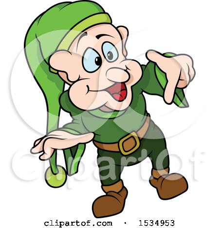 Clipart of a Dwarf - Royalty Free Vector Illustration by dero