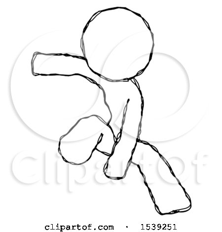 How to Draw a Person in a Running and Jumping Action Pose - YouTube