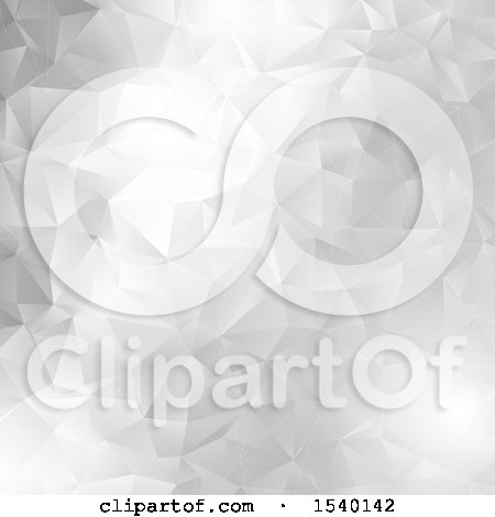 Clipart of a Gray Geometric Background - Royalty Free Vector Illustration by KJ Pargeter