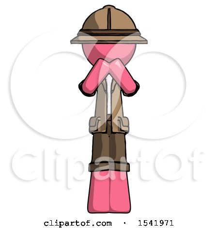 Pink Explorer Ranger Man Laugh, Giggle, or Gasp Pose by Leo Blanchette