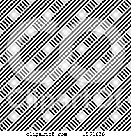 Clipart of a Background of Striped Lines - Royalty Free Vector Illustration by KJ Pargeter