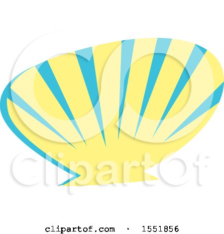 Clipart of a Sea Shell - Royalty Free Vector Illustration by Cherie Reve