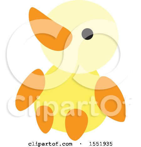 Clipart of a Baby Bird - Royalty Free Vector Illustration by Cherie Reve