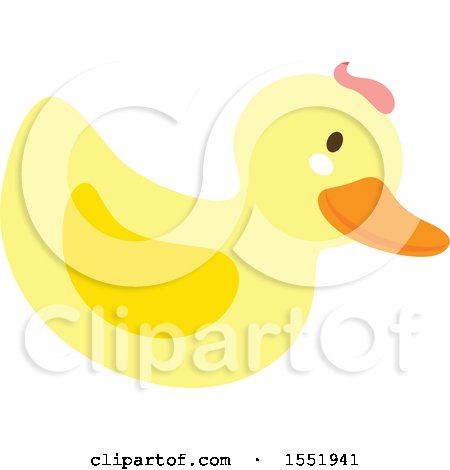 Clipart of a Baby Duck - Royalty Free Vector Illustration by Cherie Reve