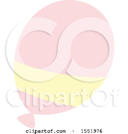 Clipart of a Balloon - Royalty Free Vector Illustration by Cherie Reve