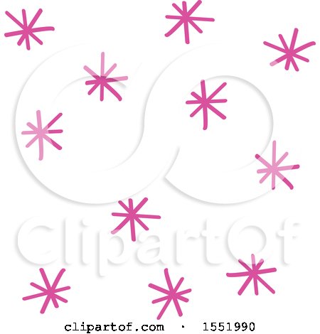 Clipart of a Purple Star Pattern - Royalty Free Vector Illustration by Cherie Reve