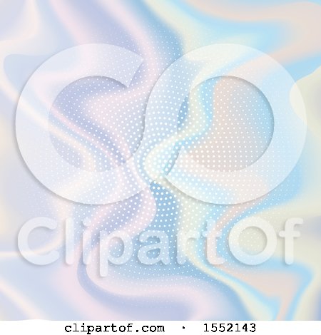 Clipart of a Holographic Background - Royalty Free Vector Illustration by KJ Pargeter