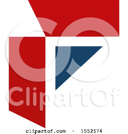 Clipart of a Letter F Design - Royalty Free Vector Illustration by Vector Tradition SM