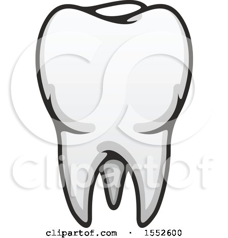 Clipart of a Tooth - Royalty Free Vector Illustration by Vector Tradition SM