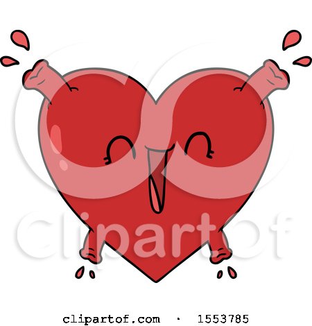 Cartoon Healthy Heart by lineartestpilot