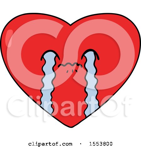 Cartoon Love Sick Heart by lineartestpilot