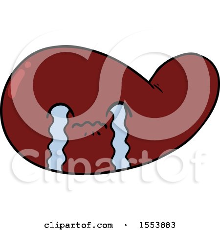 Cartoon Gall Bladder Crying by lineartestpilot