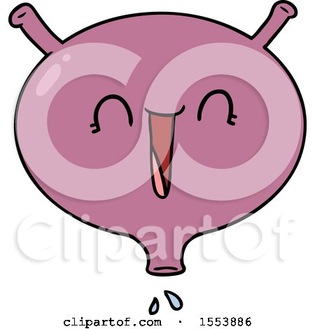 Cartoon Laughing Bladder by lineartestpilot