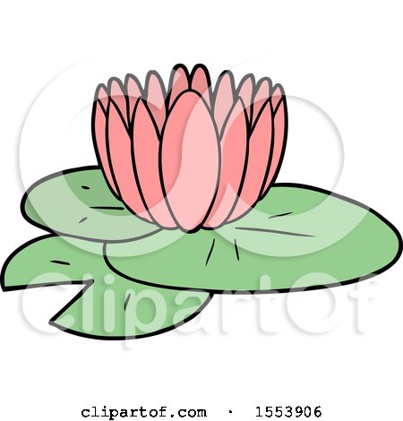 Cartoon Water Lily by lineartestpilot
