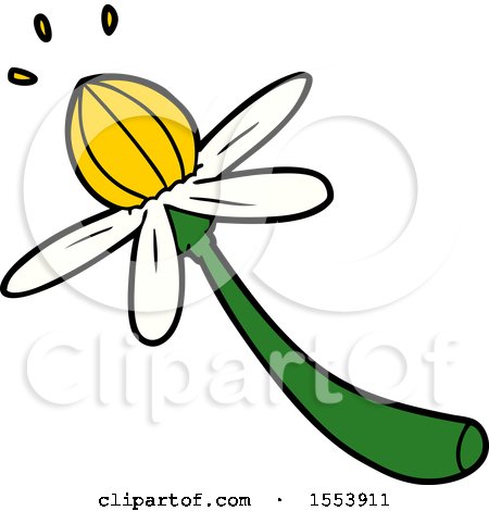 Cartoon Flower by lineartestpilot