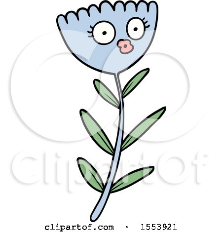 Cartoon Flower Dancing by lineartestpilot