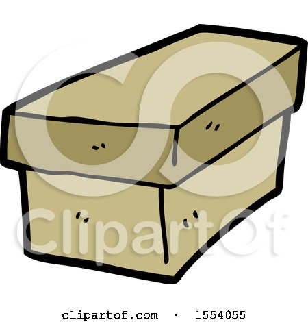Cartoon Cardboard Box by lineartestpilot