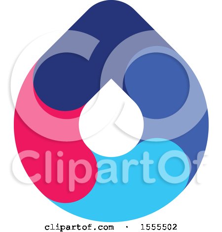 Clipart of a Droplet Design - Royalty Free Vector Illustration by elena
