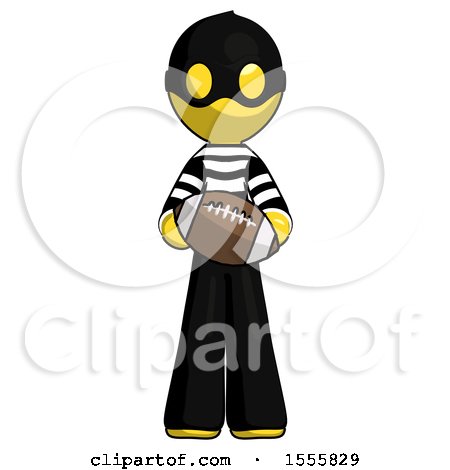 Yellow Thief Man Giving Football to You by Leo Blanchette