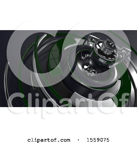 Clipart of a 3d Sports Trophy Background - Royalty Free Illustration by KJ Pargeter