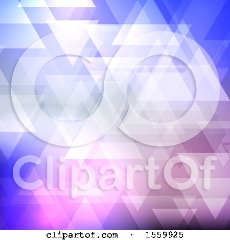 Clipart of a Geometric Background with Triangles - Royalty Free Vector Illustration by KJ Pargeter
