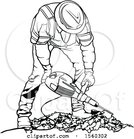 drill clipart black and white