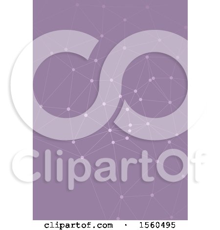Clipart of a Network Connection Background - Royalty Free Vector Illustration by KJ Pargeter