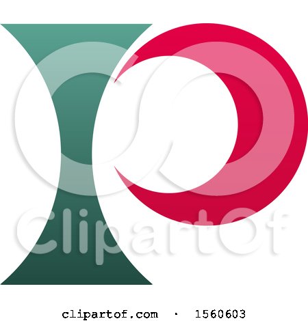 Clipart of a Letter P Logo Design - Royalty Free Vector Illustration by Vector Tradition SM