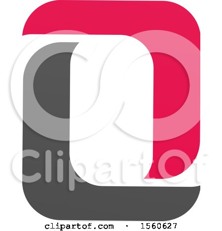 Clipart of a Letter O Logo Design - Royalty Free Vector Illustration by Vector Tradition SM