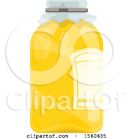 Clipart of a Honey Jar - Royalty Free Vector Illustration by Vector Tradition SM