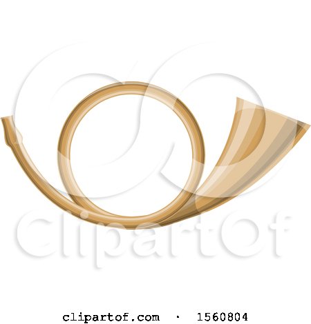 Clipart of a Horn - Royalty Free Vector Illustration by Vector Tradition SM