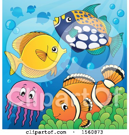 Royalty Free Marine Fish Illustrations by visekart Page 1