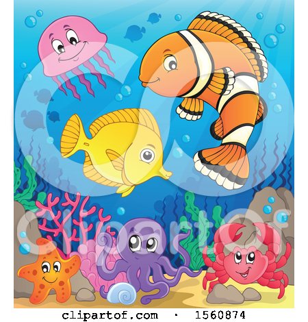 Royalty Free Marine Fish Illustrations by visekart Page 1