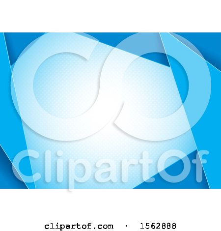 Clipart of a Blue Background - Royalty Free Vector Illustration by dero