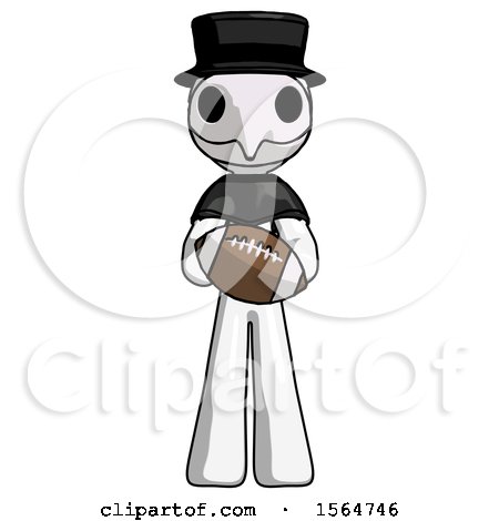 White Plague Doctor Man Giving Football to You by Leo Blanchette