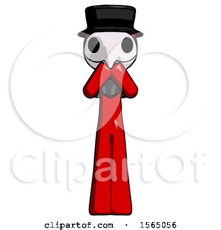 Red Plague Doctor Man Laugh, Giggle, or Gasp Pose by Leo Blanchette