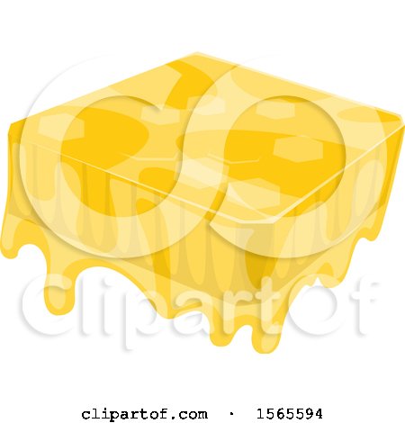 Clipart of a Honeycomb Block - Royalty Free Vector Illustration by Vector Tradition SM