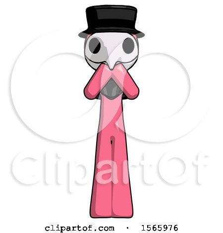 Pink Plague Doctor Man Laugh, Giggle, or Gasp Pose by Leo Blanchette
