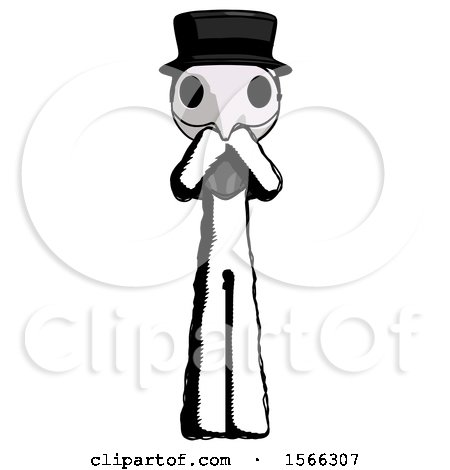 Ink Plague Doctor Man Laugh, Giggle, or Gasp Pose by Leo Blanchette
