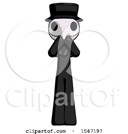 Black Plague Doctor Man Laugh, Giggle, or Gasp Pose by Leo Blanchette