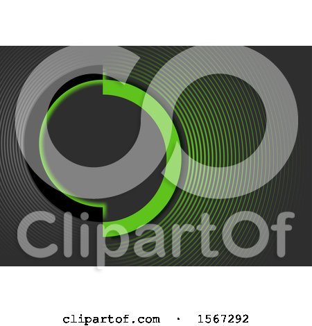 Clipart of a Green Background - Royalty Free Vector Illustration by dero