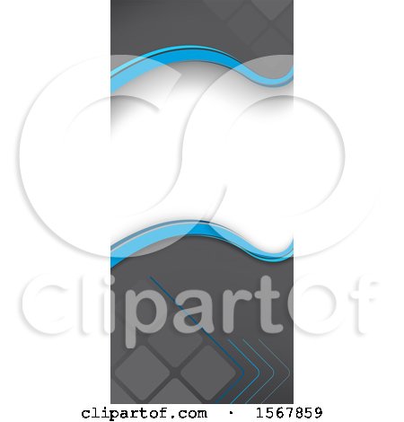 Clipart of a Gray Blue and White Background - Royalty Free Vector Illustration by dero
