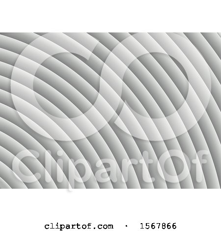 Clipart of a Gray Curve Background - Royalty Free Vector Illustration by dero
