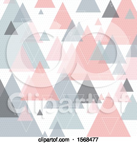 Clipart of a Minimalistic Scandinavian Geometric Background - Royalty Free Vector Illustration by KJ Pargeter