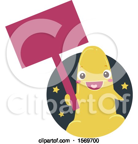 Clipart of a Dildo Sex Toy Character - Royalty Free Vector Illustration by BNP Design Studio