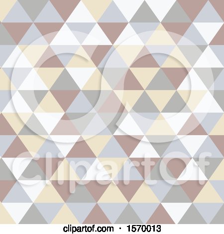 Clipart of a Scandinavian Styled Geometric Triangle Pattern - Royalty Free Vector Illustration by KJ Pargeter