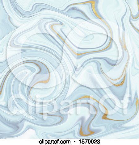 Clipart of a Marble Swirl Background - Royalty Free Illustration by KJ Pargeter