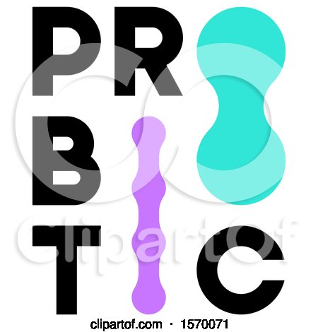Clipart of a Probiotic Design - Royalty Free Vector Illustration by elena